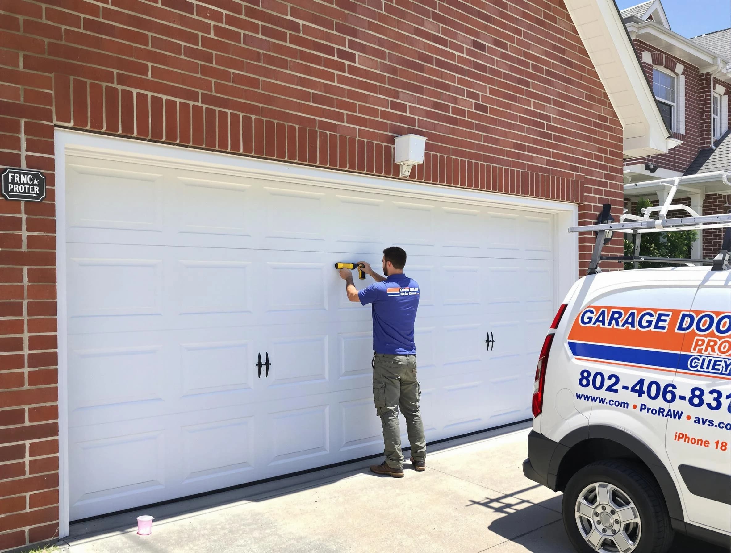 Local garage door repair service by Belmont Garage Door Repair in Belmont